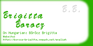 brigitta borocz business card